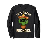Michael Gifts Nom personnalisé pour Anniversaire Manche Longue