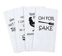 Michael Grace Gifts The Art of Gift Ensemble de torchons de Cuisine pour Pendaison de crémaillère - Torchons Amusants pour Faire des Serviettes Blanches pour Pendaison de crémaillère, Anniversaire