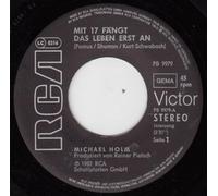 Michael Holm - Mit 17 fängt das Leben erst an (1982) / Vinyl single [Vinyl-Single 7'']