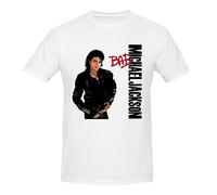 Michael Jackson Bad Graphic T Shirts For Homme Crew Neck X-Large