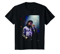 Michael Jackson Bad Tour Live LA par Michael Grecco T-Shirt, Enfant, Noir, 2 Ans