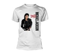 MICHAEL JACKSON Bad White T-shirt XL, Noir , XL