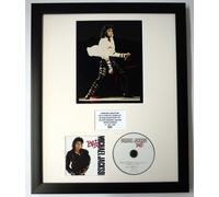 MICHAEL JACKSON/CADRE CD ET PHOTO/EDITION LIMITEE DE L'ALBUM/BAD