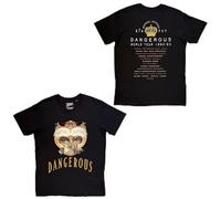 Michael Jackson Dangerous World Tour officiel T-shirt Hommes unisexe