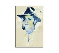 Michael Jackson I Aqua Splash Art Paul Sinus Tableau mural sur toile 90 x 60 cm