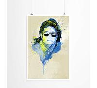 Michael Jackson II Tableau sur toile avec cadre différent ou tasse 90 x 60 cm, POSTER 90x60cm (gerollt)