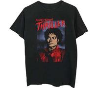 Michael Jackson - T-shirt "Thriller" pour homme/femme unie RO2286 (M) (Noir)