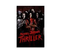 Michael Jackson Thriller Poster décoratif sur toile - Poster mural et image d'art moderne pour chambre à coucher - 20 x 30 cm