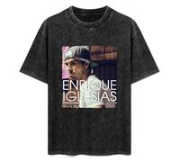 Michael K Hazzard Enrique Iglesias T-Shirt Unisex Black Tee M