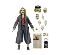 NECA Figurine Beetlejuice Ultimate (Tour Guide The Bio-Exorcist) 18 cm articulée, accessoires inclus