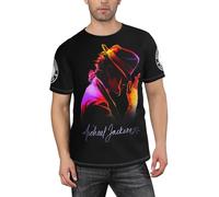 Michael King Jackson T-shirt à manches courtes Imprimé graphique King of Pop Legend Icon Music T-shirt à manches courtes pour les fans Cadeau, Michael-7, M