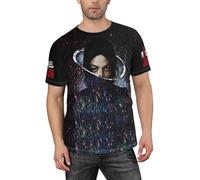 Michael King Jackson T-shirt à manches courtes Imprimé graphique King of Pop Legend Icon Music T-shirt à manches courtes pour les fans Cadeau, Michael-15, L