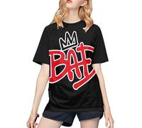 Michael King Jackson T-Shirt de Baseball pour Femme - T-Shirt élégant à Manches Courtes, vêtement de Fan du Roi de la Pop, Design rétro pour Les Fans de vêtements décontractés et de Concert XX-Large