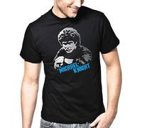 Michael Kitt Knight Rider David Hasselhoff Foundation Retro Cult 80S Fun T-Shirt Black M