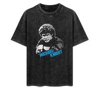 Michael Kitt Knight Rider David Hasselhoff Foundation Retro Cult 80S Fun T-Shirt Unisex Black Tee XL