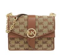 Michael Kors Greenwich SM Conv XBODY, Bag Women, Beige Ebony, Taille Unique