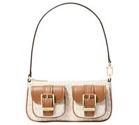 Michael Kors Zoe Sac porté épaule ivoire/brun, femme