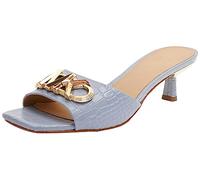 Michael Kors 40S3AMMA1E-487 AMAL KITTEN SANDAL Donna, PALE BLUE EU 37.5