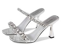 Michael Kors 40S3CLHS1M-040 CLARA SANDAL Donna, SILVER EU 36.5