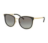 Michael Kors Femmes Adrianna 54mm Noir et Or Lunettes de Soleil MK1010-110011-54