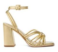 Michael Kors Ashirta Block Heel Sandal In Pale Gold Taille: 36.5 | Pumps Outlet | Femme | Jaune