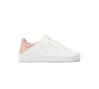 Michael Kors - Baskets en Cuir avec Talon Bicolore - Femme - Chaussures - Blanc - Taille: 36 EU