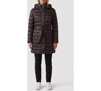 Michael Kors Belted Longline Packable Chocolate Taille: M | Manteaux cache-cœur Outlet | Femme | Marron