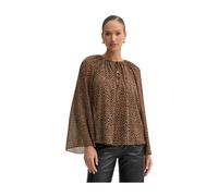 Michael Kors - Blouse imprimé léopard - Femme - Blouses et Chemises - Brun - Taille: 40 FR