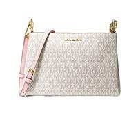 Michael Kors Borsa A Tracolla, Sac à bandoulière Femmes, Blanc, Taille Unique