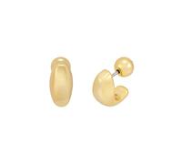 Michael Kors Boucles d’oreilles pour femme en métal doré en laiton avec fermoir à tige sécurisé