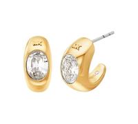 Michael Kors Boucles d’oreilles pour femme en métal doré en laiton avec fermoir à tige sécurisé