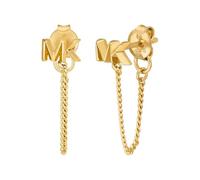 Michael Kors Boucles d’oreilles pour femme en métal doré ornées de pierres semi-précieuses avec fermoir à tige
