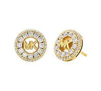 Michael Kors Boucles d’oreilles pour femme en métal doré ornées de pierres semi-précieuses avec fermoir à tige