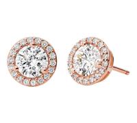 Michael Kors Boucles d'oreilles Femme Halo Zirconium Plaqué Or Rose MKC1035AN791