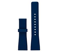 Michael Kors Bracelet Femme 18 ou 22mm en Cuir, Acier Inoxydable ou Silicone, Bleu Marine, 190+/- 5MM