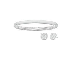 Michael Kors Bracelet pour femme en laiton avec fermoir à bouton-poussoir