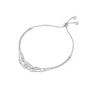 Michael Kors Bracelet pour femme en pierres semi-précieuses à double chaîne avec fermoir coulissant