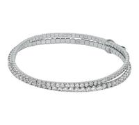 Michael Kors Bracelet Tennis Femme double rangées de zircones Argent MKJ8359CZ040