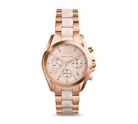 Michael Kors Bradshaw Ladies Chronograph Watch Rose Gold Bracelet MK6066