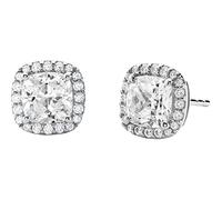 Michael Kors Brilliance - Boucles d'oreilles en Argent 925 avec Zircon Transparent, Taille Unique MKC1405AN040