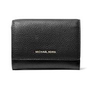 Michael Kors Portefeuille Bryant trifold en cuir de vache finement grainé noir – Femme