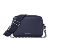 Michael Kors - Bryant Medium Pebbled Leather Camera Crossbody Bag - Femme - Sacs - Bleu - Taille: ONE Size