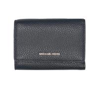 Michael Kors Portefeuille Bryant trifold en cuir de vache finement grainé noir – Femme