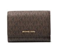Michael Kors - Bryant Medium Signature Logo Wallet - Femme - Accessoires - Brun - Taille: ONE Size