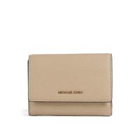 Michael Kors Bryant Portefeuille beige, cuir grainé, femme