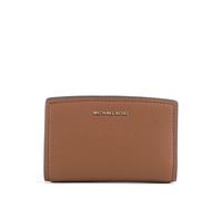 Michael Kors Bryant Portefeuille marron, cuir grainé, femme
