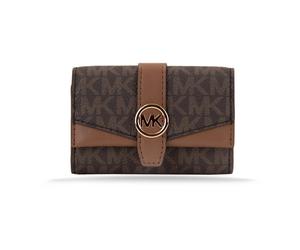 Michael Kors - Bryant Zip Key Case - Femme - Accessoires - Brun - Taille: ONE Size
