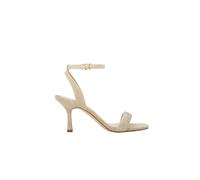 Michael Kors - Carrie Embellished Glitter Chain-Mesh Sandal - Femme - Chaussures - Jaune - Taille: 38 EU