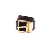 Michael Kors Ceinture réversible en cuir 38 mm pour femme, Marron chocolat/marron, X-Large