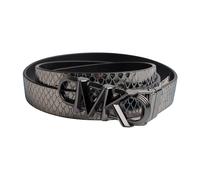 Michael Kors - Ceinture réversible en peau de serpent - Femme - Accessoires - Noir - Taille: M